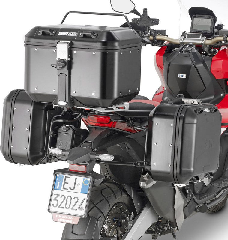 Givi / ジビ サイドケースホルダー スチールチューブ ブラック | PL1156