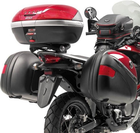 Givi / ジビ XL700V TRANSALP (08) チューブ状サイドケース ホルダー (ブラック) | PL203