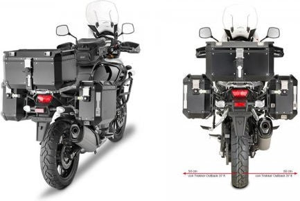 Givi / ジビ サイドラック スチールパイプ Trekker Outback(トレッカーアウトバック) | PL3105CAM