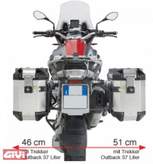 Givi / ジビ サイドラックスティールパイプ Trekker Outback(トレッカーアウトバック) | PL5108CAM