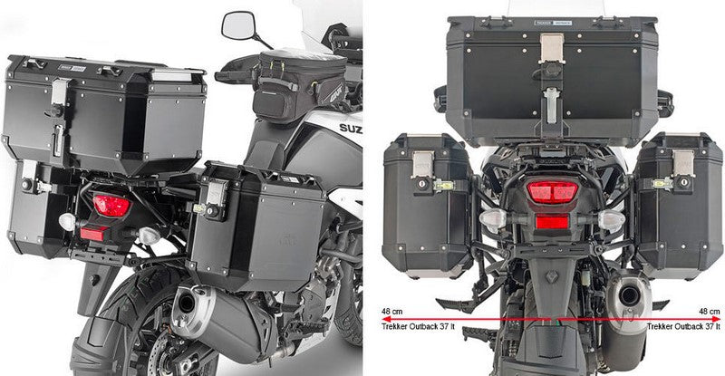 Givi / ジビ サイドラック ONE-FIT MONOKEYRCAM Suzuki V stream 1050 / 1050XT (2020) | PLO3118CAM