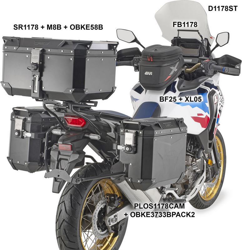 GIVI / ジビ Monokey CAM サイドケース用キャリア 右 - CRF1100L Africa Twin Adventure Sports (20-24)  CRF1100L Africa Twin | PLOS1178CAM