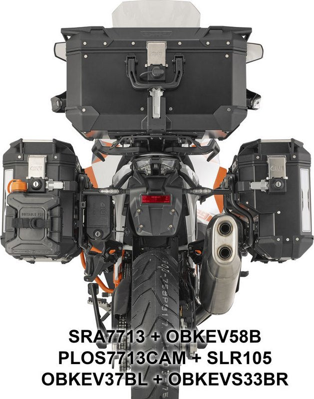 GIVI / ジビ Monokey CAM サイドケース用キャリア 右 - KTM 1290 Super Adventure R (21-)  1290 Super Adventure S (21-) | PLOS7713CAM