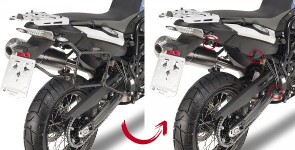 Givi / ジビ RAPID サイドケースホルダー（簡単着脱式）モノキーケース用 | PLR5103