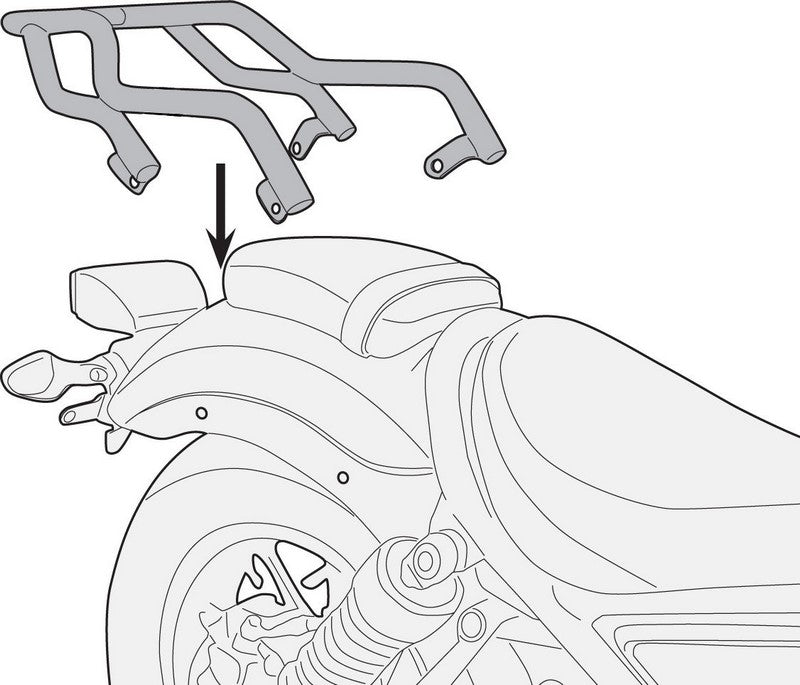 Givi / ジビ トップケースキャリア (モノキー モノロックケース用) | SR1160