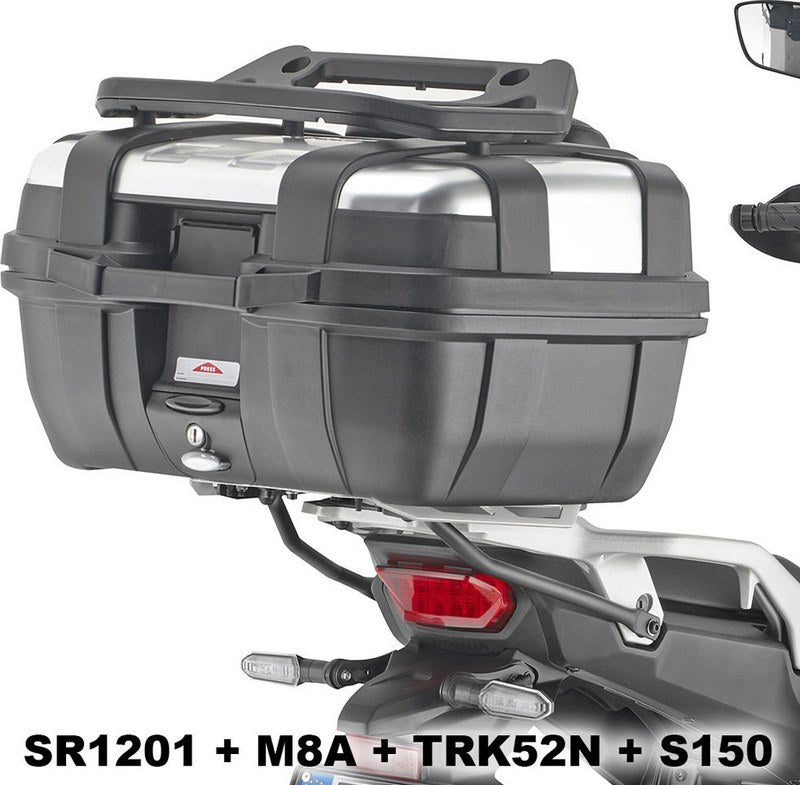 GIVI / ジビ Monokey （モノキー） / Monolock （モノロック） トップケース用キャリア - プレート無し - Honda XL 750 Transalp トランザルプ (23) | SR1201