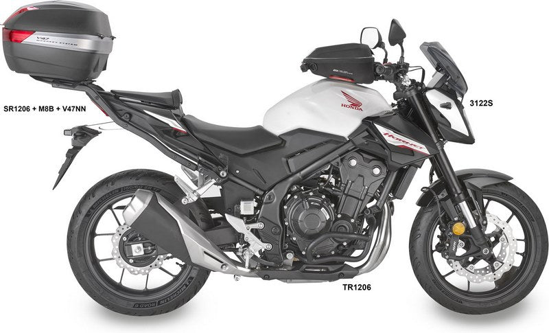GIVI / ジビ Monokey （モノキー） / Monolock （モノロック） トップケース用キャリア - プレート無し - Honda CB500 Hornet ホーネット (24) | SR1206