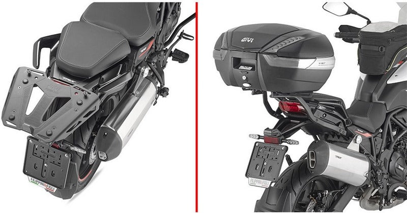 GIVI / ジビ Monokey （モノキー） / Monolock （モノロック） トップケース用キャリアs - Benelli TRK 702 / X (23) | SR8719