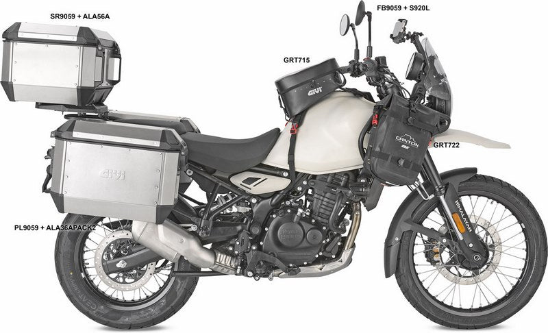 GIVI / ジビ Monokey （モノキー） / Monolock （モノロック） トップケース用キャリア プレート無し - Royal Enfield Himalayan 450 (24) | SR9059