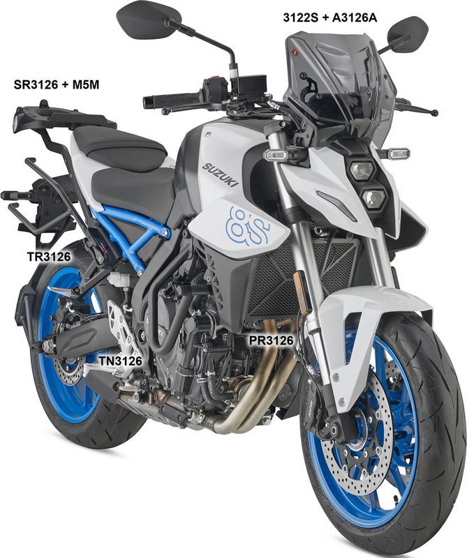 GIVI / ジビ クラッシュバー - ブラック - Suzuki GSX-8S (23) | TN3126