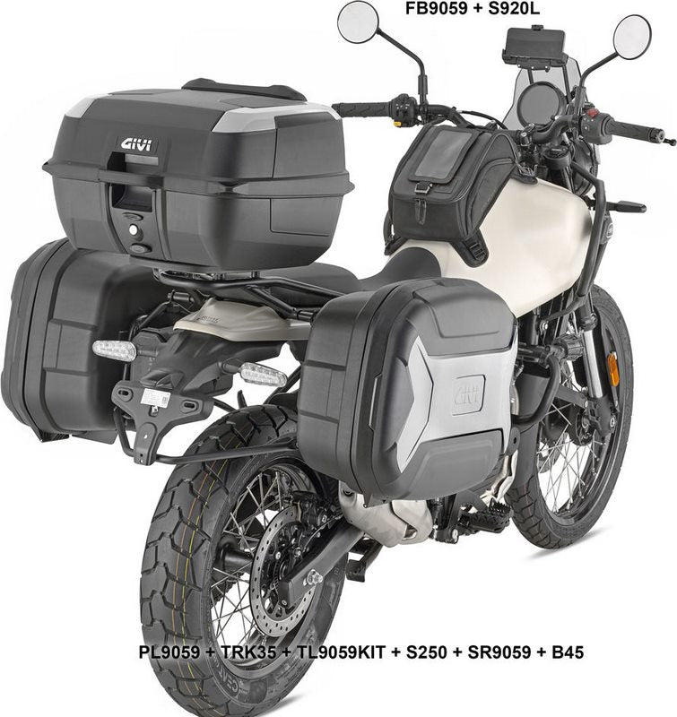 GIVI / ジビ Trekker Lite - Monokey サイドケース（ペア） ブラック  35 L. | TRK35BNPACK2