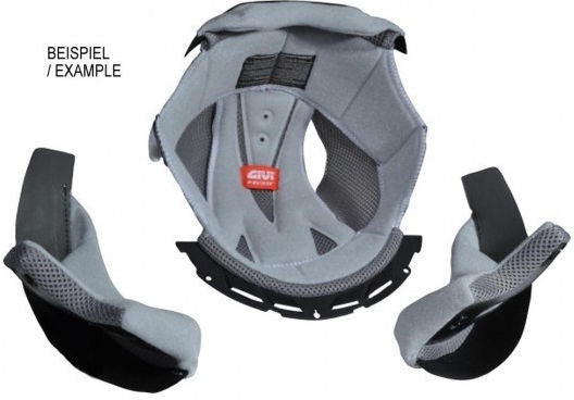 GIVI / ジビ ライニング + チークパッド ブラック サイズ XL | Z233261R