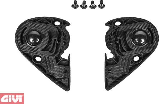 GIVI / ジビ バイザー Mechanism For Full-Face ヘルメット 40.5 X-Carbon | Z2518R