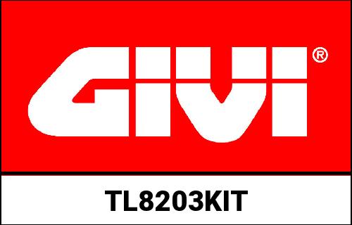 GIVI / ジビ Specific Kit for S250 Tool Box for Moto Guzzi V85 TT (19-21) | TL8203KIT