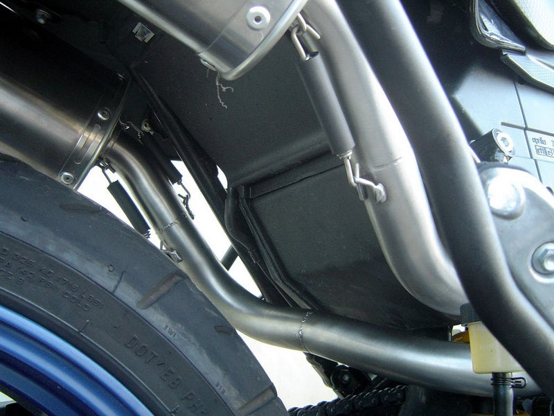 GPR / ジーピーアール Original For Aprilia Pegaso Strada 650 2005/09 Pair Homologated スリッポンエキゾースト  Satinox | A.32.SAT