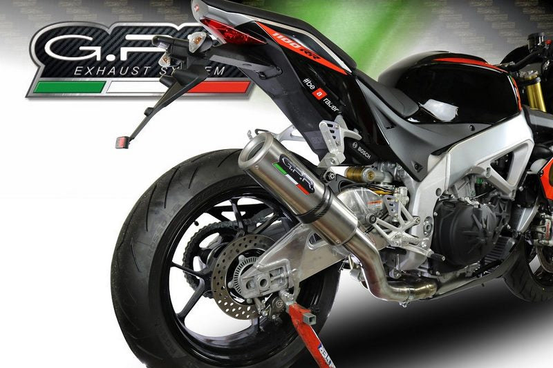 GPR / ジーピーアール Original For Aprilia Rsv4 1000 Rf-Rr 2015/16 Homologated Slip-On Catalized M3 Titanium Natural  | A.64.M3.TN