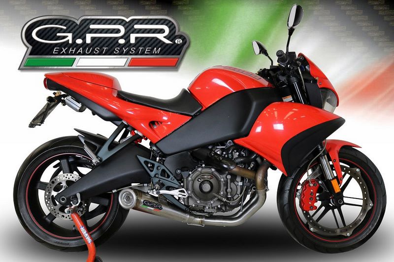 GPR / ジーピーアール Original For Buell 1125 R - Cr Homologated Silencer With Mid Manifold Powercone Evo | BL.14.PCEV