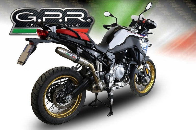 GPR / ジーピーアール Original For Bmw F 850 Gs - Adventure 2018/20 E4 Homologated スリッポンエキゾースト  Deeptone Inox | BMW.94.DE