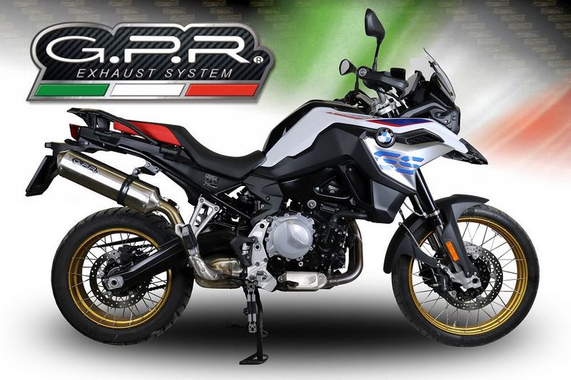 GPR / ジーピーアール Original For Bmw F 850 Gs - Adventure 2018/20 E4 Homologated スリッポンエキゾースト  Satinox | BMW.94.SAT