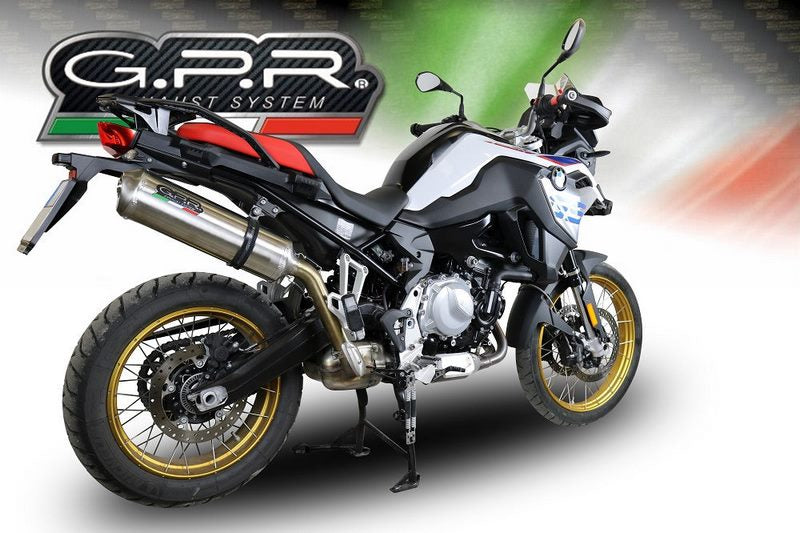 GPR / ジーピーアール Original For Bmw F 850 Gs - Adventure 2018/20 E4 Homologated スリッポンエキゾースト  Satinox | BMW.94.SAT