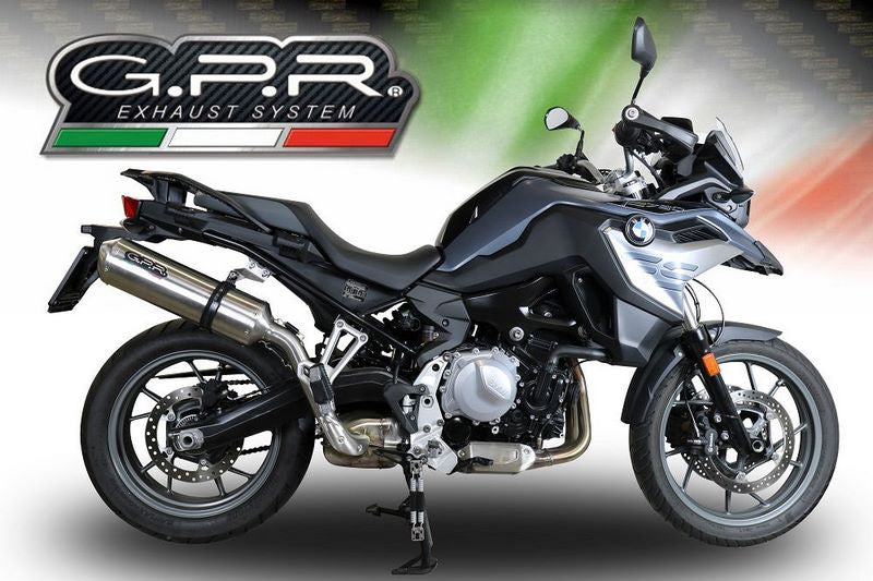 GPR / ジーピーアール Original For Bmw F 750 Gs 2018/20 E4 Homologated スリッポンエキゾースト  Satinox | BMW.95.SAT