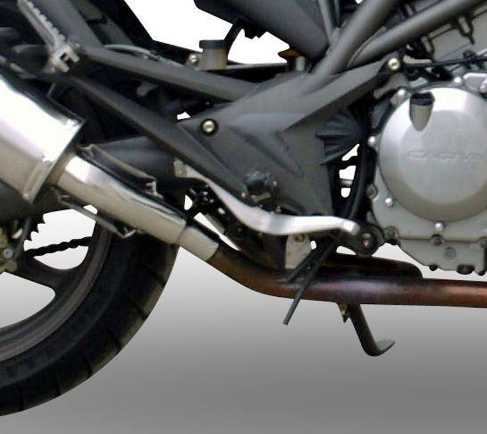 GPR / ジーピーアール Original For Cagiva Raptor 650 2001/05 Pair Homologated スリッポンエキゾースト  Satinox  | CA.4.SAT