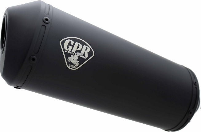 GPR / ジーピーアール Exhaust System  Cafè Racer Ghisa racing L400mm 90X120 OVALUniversal racing silencer without link pipe Ghisa Cafè Racer | CAFE.RACE.2