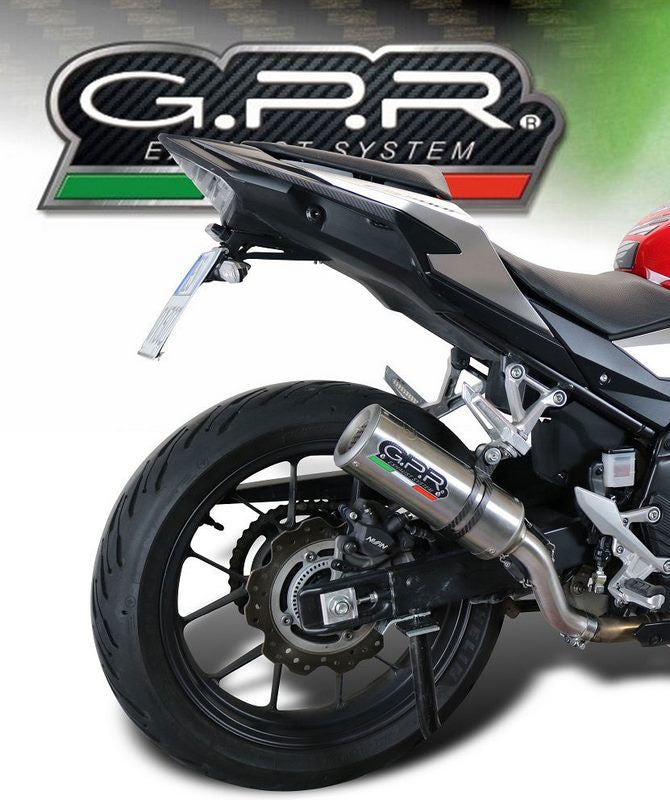 GPR / ジーピーアール Original For Honda Cb 500 X 2016/18 E4 レーシング  Full Exhaust M3 Inox  | CO.H.244.RACE.M3.INOX