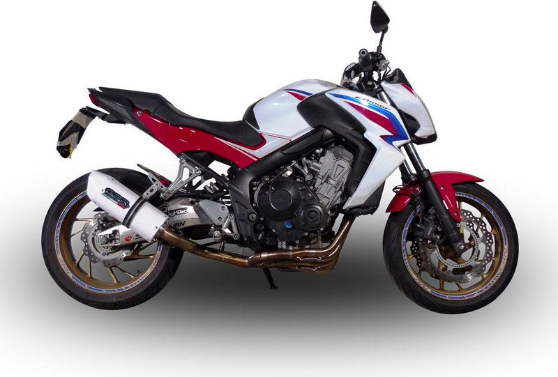 GPR / ジーピーアール Original For Honda Cb 650 F 2014/16 Homologated Full Exhaust Catalized Albus Ceramic | CO.H.249.CAT.ALB