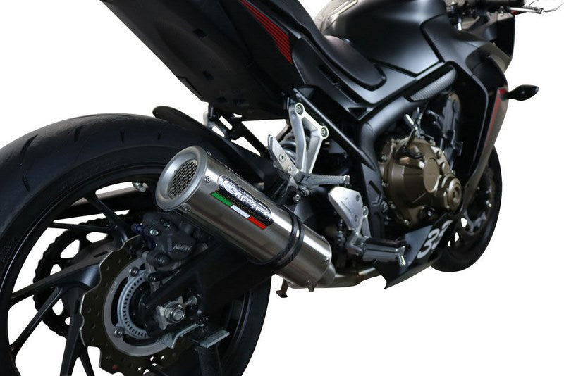 GPR / ジーピーアール Original For Honda Cb 650 F 2014/16 Homologated Full Exhaust Catalized M3 Inox  | CO.H.249.CAT.M3.INOX