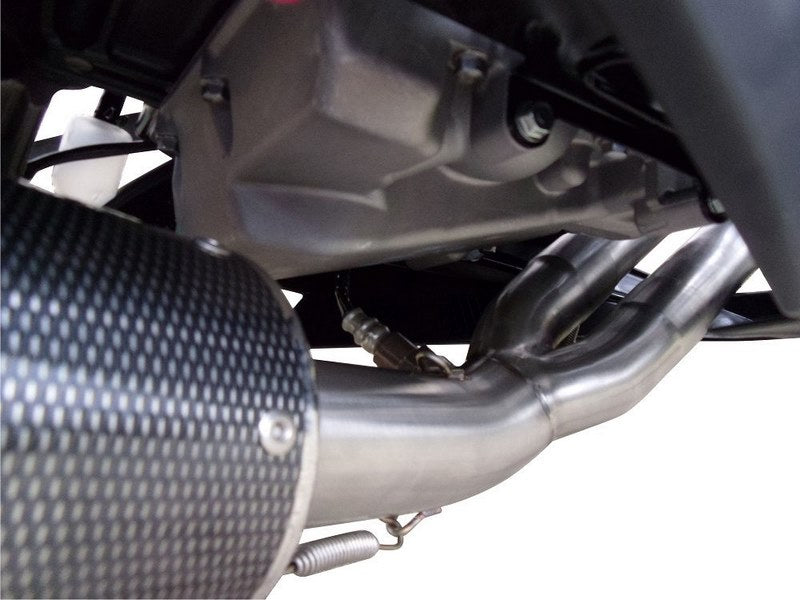 GPR / ジーピーアール Original For Kawasaki Er 6 N - F 2012/16 E3 Homologated Full Exhaust Gpe Ann.Poppy | CO.K.162.1.GPAN.PO