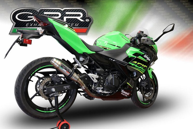 GPR / ジーピーアール Original For Kawasaki Z 400 2018/20 E4 レーシング  Full Exhaust Deeptone Inox | CO.K.173.RACE.DE