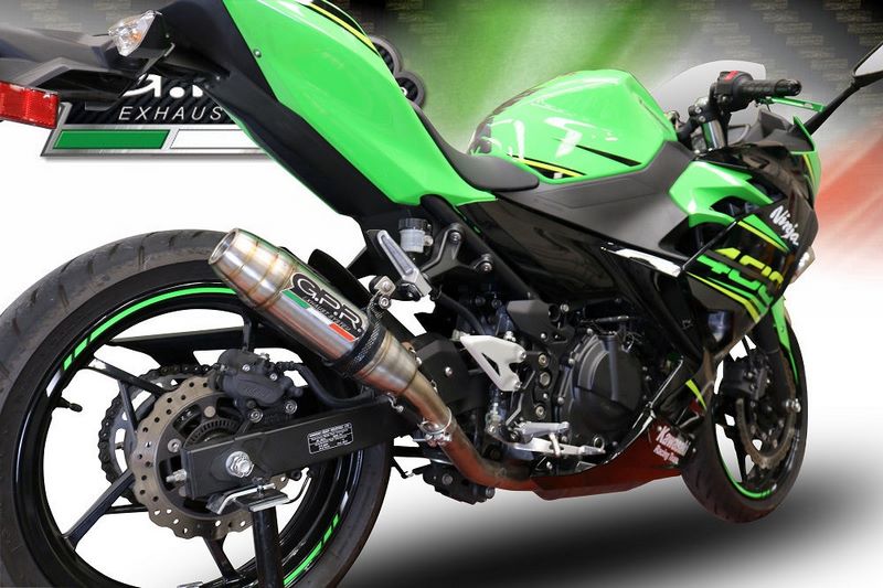GPR / ジーピーアール Original For Kawasaki Z 400 2018/20 E4 レーシング  Full Exhaust Deeptone Inox | CO.K.173.RACE.DE
