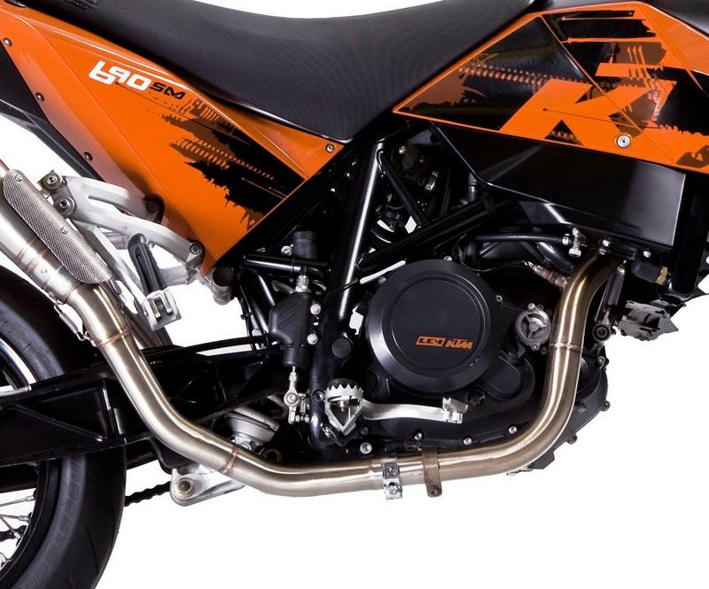 GPR / ジーピーアール Original For Ktm Supermoto 690 2007/09 Homologated Full Exhaust Powercone Evo | CO.KTM.42.PCEV
