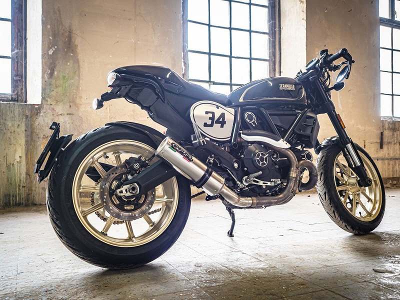 GPR / ジーピーアール Original For Ducati Scrambler 800 2015/16 Homologated Slip-On Catalized M3 Inox  | D.118.CAT.M3.INOX