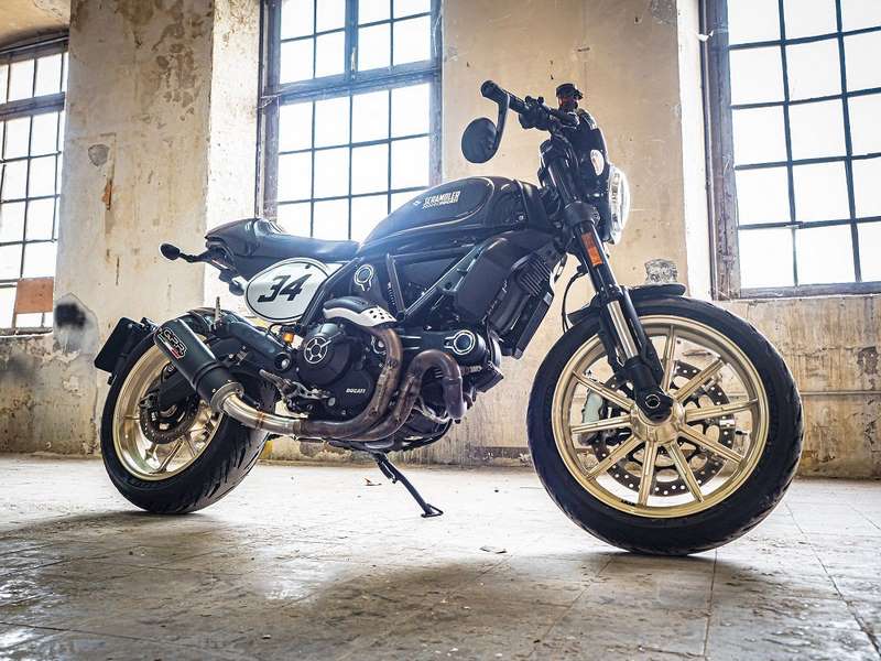 GPR / ジーピーアール Original For Ducati Scrambler 800 2015/16 Homologated スリッポンエキゾースト  M3 Black Titanium  | D.118.HOM.M3.BT