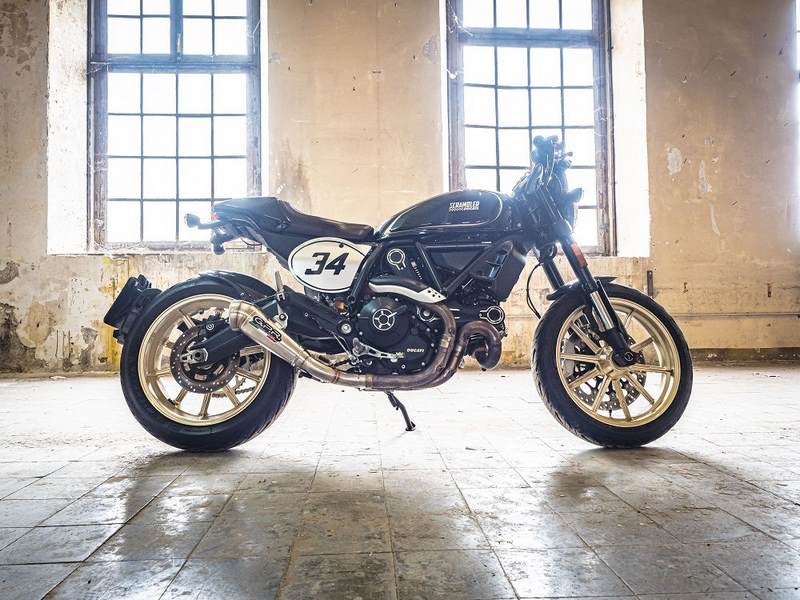 GPR / ジーピーアール Original For Ducati Scrambler 800 2015/16 Homologated スリッポンエキゾースト  Powercone Evo | D.118.HOM.PCEV