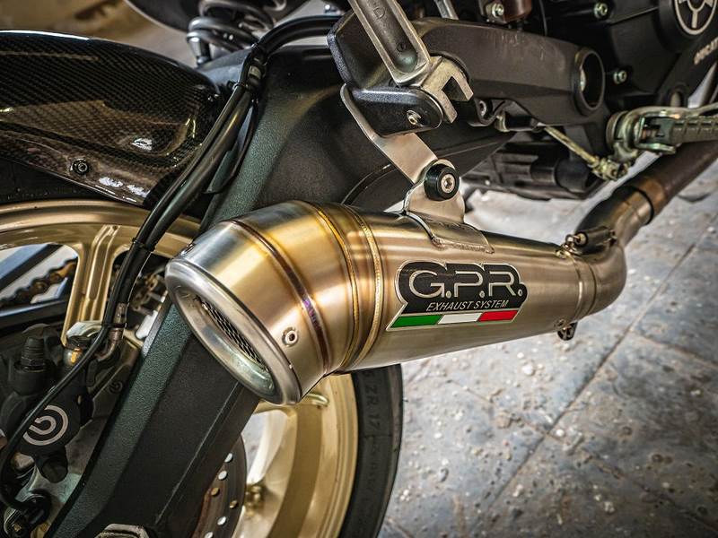 GPR / ジーピーアール Original For Ducati Scrambler 800 2015/16 Homologated スリッポンエキゾースト  Powercone Evo | D.118.HOM.PCEV