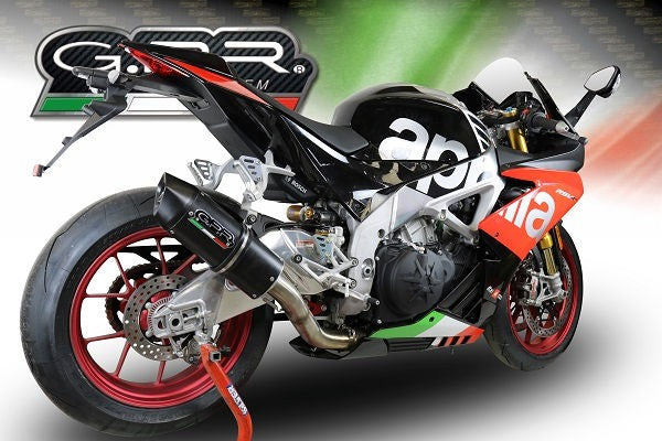 GPR / ジーピーアール Original For Aprilia Rsv4 1000 2017/18 E4 Homologated Slip-On Catalized Furore Evo4 Nero | E.A65.CAT.FUNE