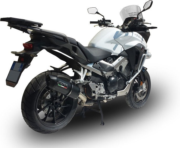 GPR / ジーピーアール Original For Honda Crossrunner 800 2017/20 E4 Homologated スリッポンエキゾースト  Furore Evo4 Nero | E4.241.FUNE