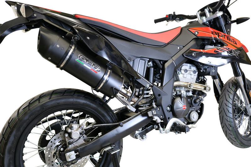 GPR / ジーピーアール Original For Aprilia Sx 125 2018/20 E4 Homologated スリッポンエキゾースト  Furore Evo4 Nero | E4.A.70.FNE4