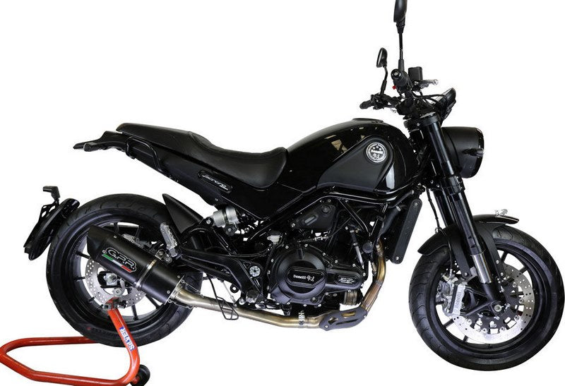 GPR / ジーピーアール Original For Benelli Leoncino 500 Trail 2017/20 E4 Homologated Mid フルシステム  With Catalyst Furore Evo4 Nero | E4.BE.18.CAT.FNE4