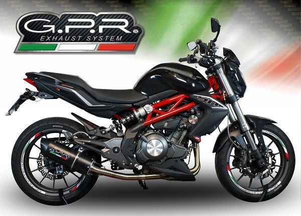 GPR / ジーピーアール Original For Benelli Bn 302 2017/20 E4 Homologated スリッポンエキゾースト  Furore Evo4 Nero | E4.BE.19.FNE4