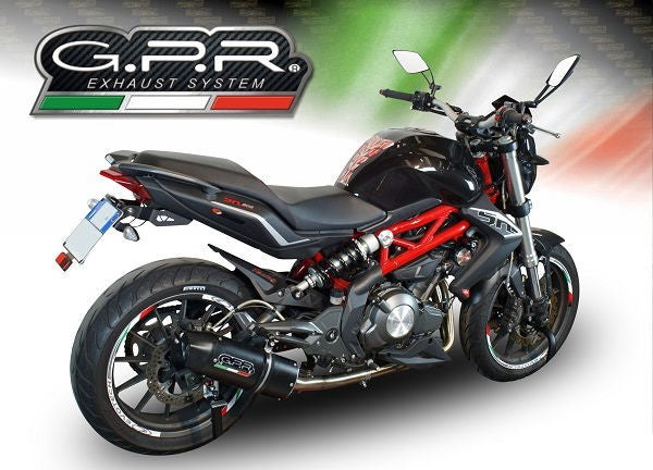 GPR / ジーピーアール Original For Benelli Bn 302 2017/20 E4 Homologated スリッポンエキゾースト  Furore Evo4 Nero | E4.BE.19.FNE4