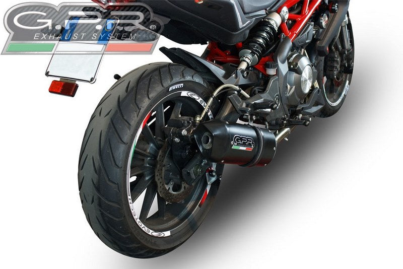 GPR / ジーピーアール Original For Benelli Bn 302 2017/20 E4 Homologated スリッポンエキゾースト  Furore Evo4 Nero | E4.BE.19.FNE4