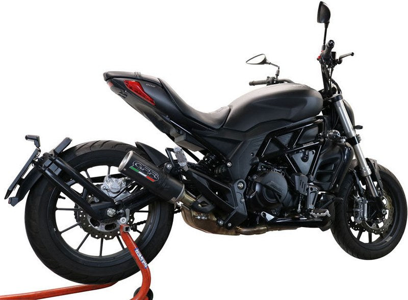 GPR / ジーピーアール Original For Benelli 502 C 2019/20 E4 Homologated スリッポンエキゾースト  M3 Black Titanium  | E4.BE.20.M3.BT