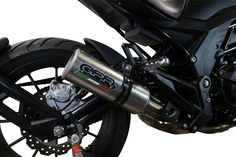 GPR / ジーピーアール Original For Benelli 502 C 2019/20 E4 Homologated スリッポンエキゾースト  M3 Inox  | E4.BE.20.M3.INOX