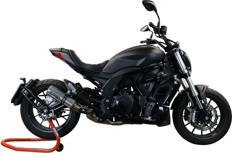 GPR / ジーピーアール Original For Benelli 502 C 2019/20 E4 Homologated スリッポンエキゾースト  M3 Titanium Natural  | E4.BE.20.M3.TN