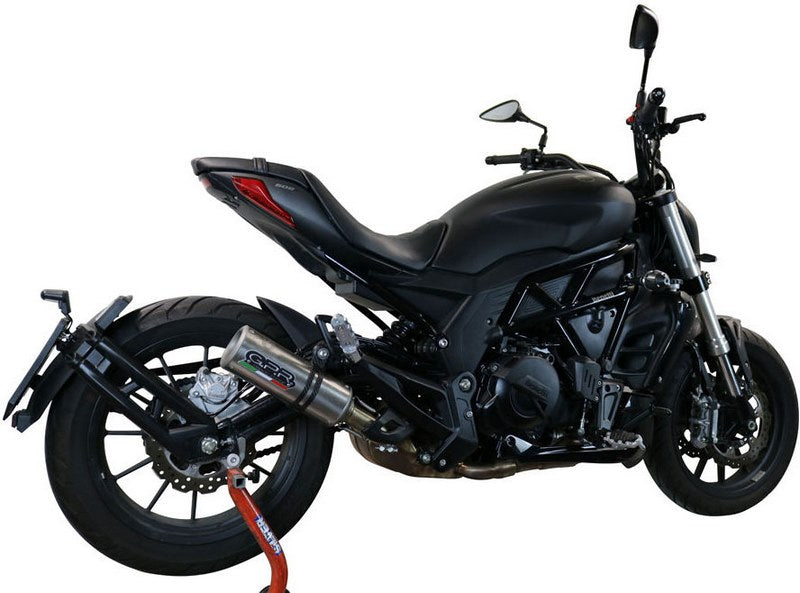 GPR / ジーピーアール Original For Benelli 502 C 2019/20 E4 Homologated スリッポンエキゾースト  M3 Titanium Natural  | E4.BE.20.M3.TN