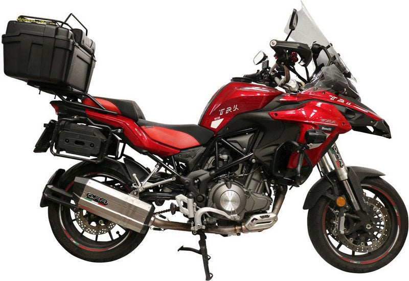 GPR / ジーピーアール Original For Benelli Trk 502 2017/20 E4 Homologated Slip-On Catalized Sonic Titanium | E4.BE.9.CAT.SOTIT